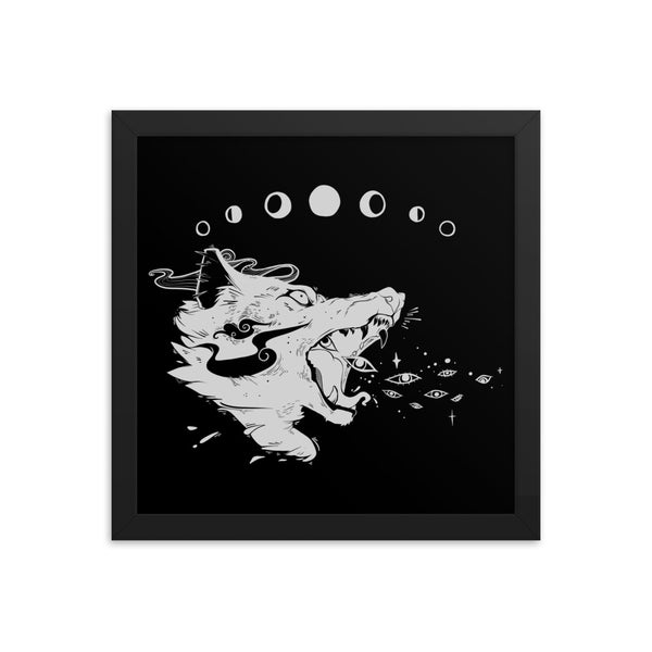 Wolf Magic, Framed Art Print
