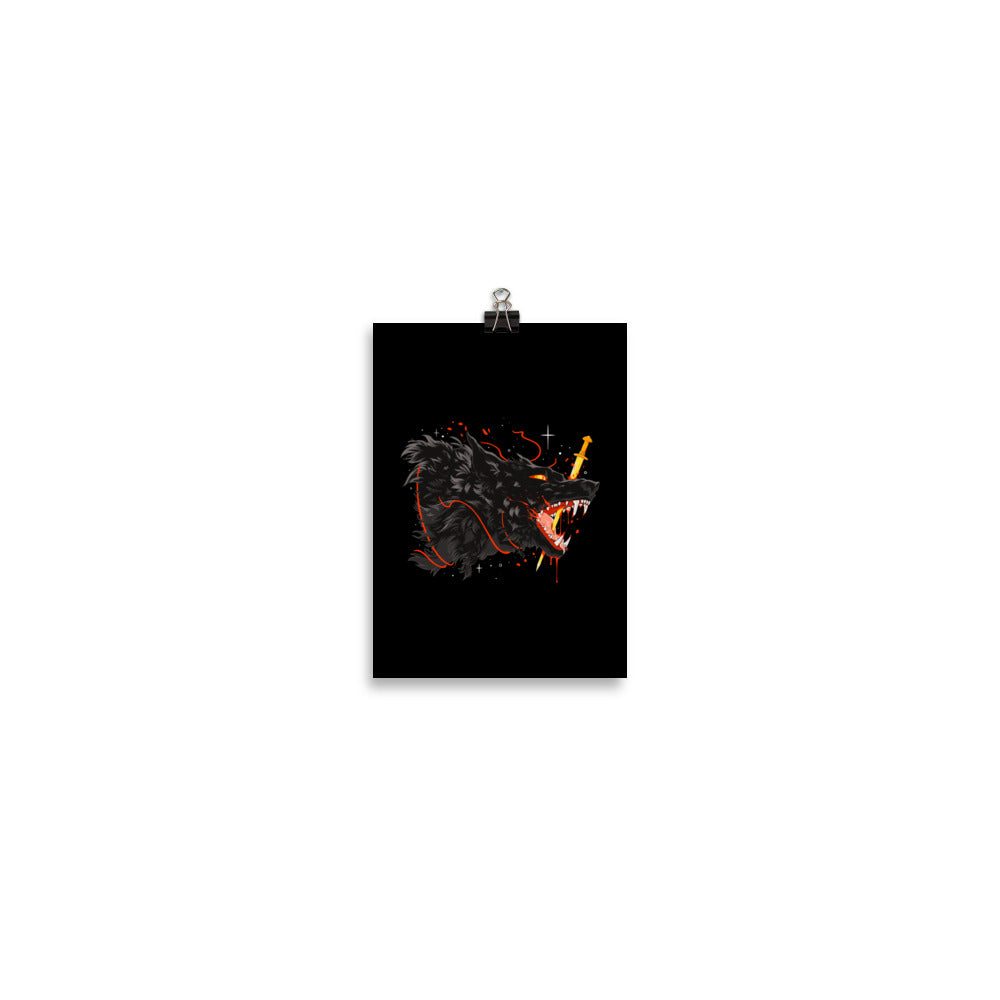 Fenrirページ Fenrir, Matte Art Print Poster