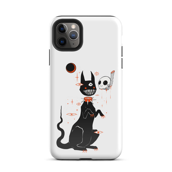 Black Cat And Skull, Tough Case for iPhone®