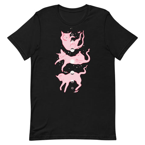 Cat Moon Phases, Unisex T-Shirt