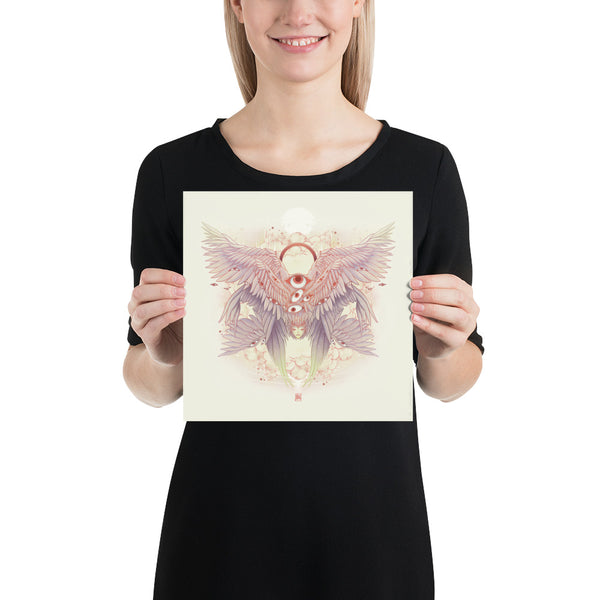 Biblically Accurate Angel, Seraph, Matte Art Print Poster