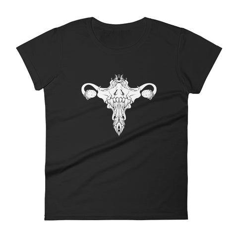 Death Metal Uterus, Ladies T-Shirt