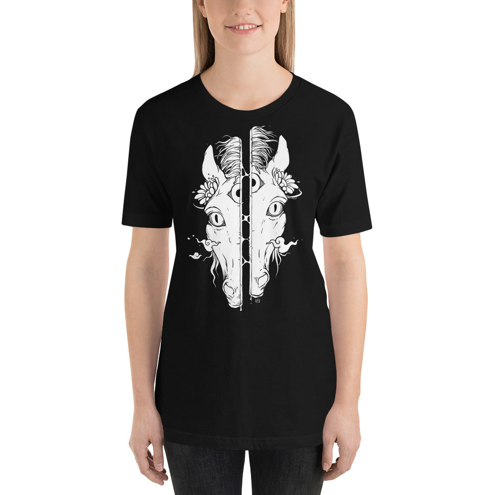 FACE SPLIT TEE