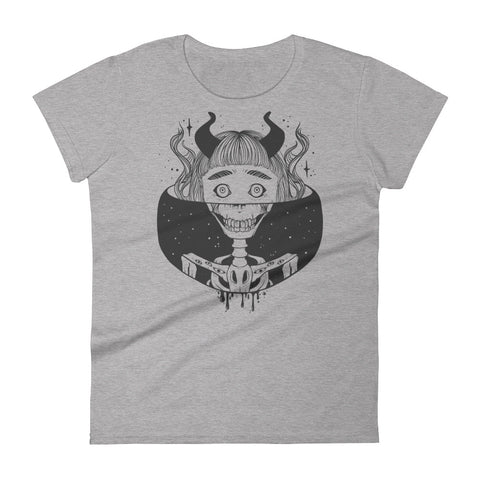 Skeleton Girl, Ladies T-Shirt