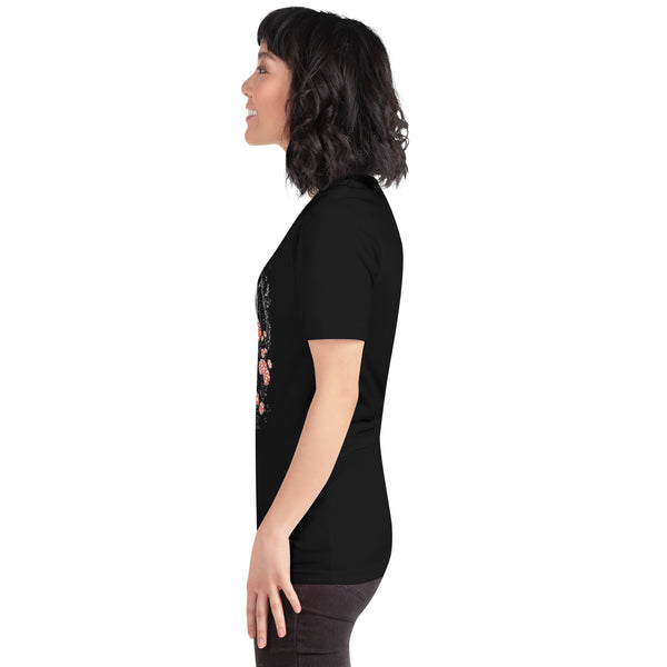 side profile of goth shirt