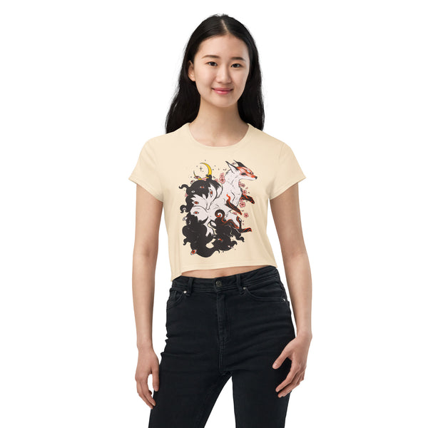 Kitsune, Sublimation Crop Top