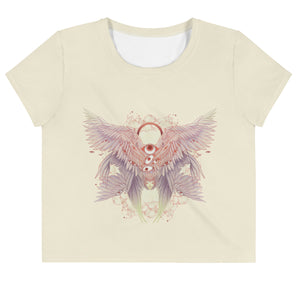 Biblically Accurate Angel Seraphim, Sublimation Crop Top