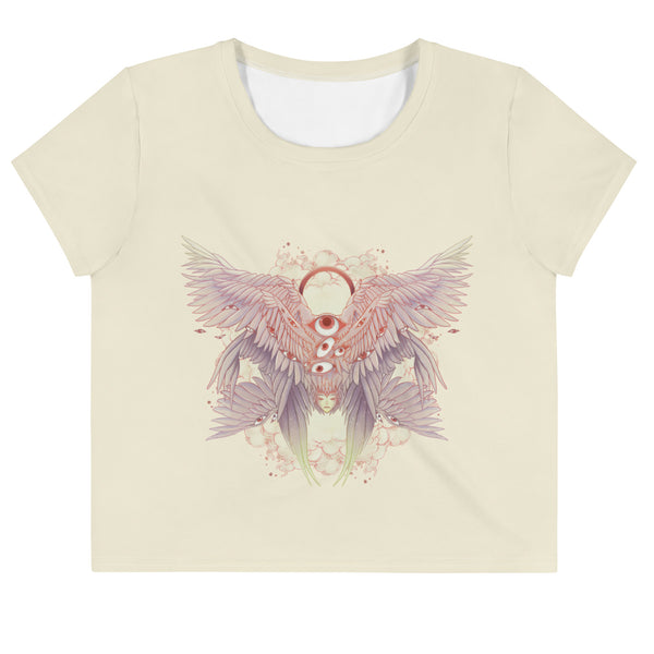 Biblically Accurate Angel Seraphim Crop Top, Weirdcore Clothing