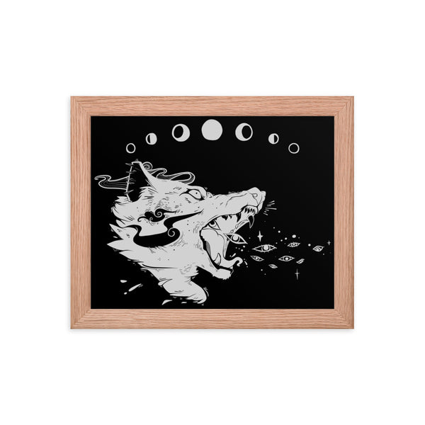 Wolf Magic, Framed Art Print