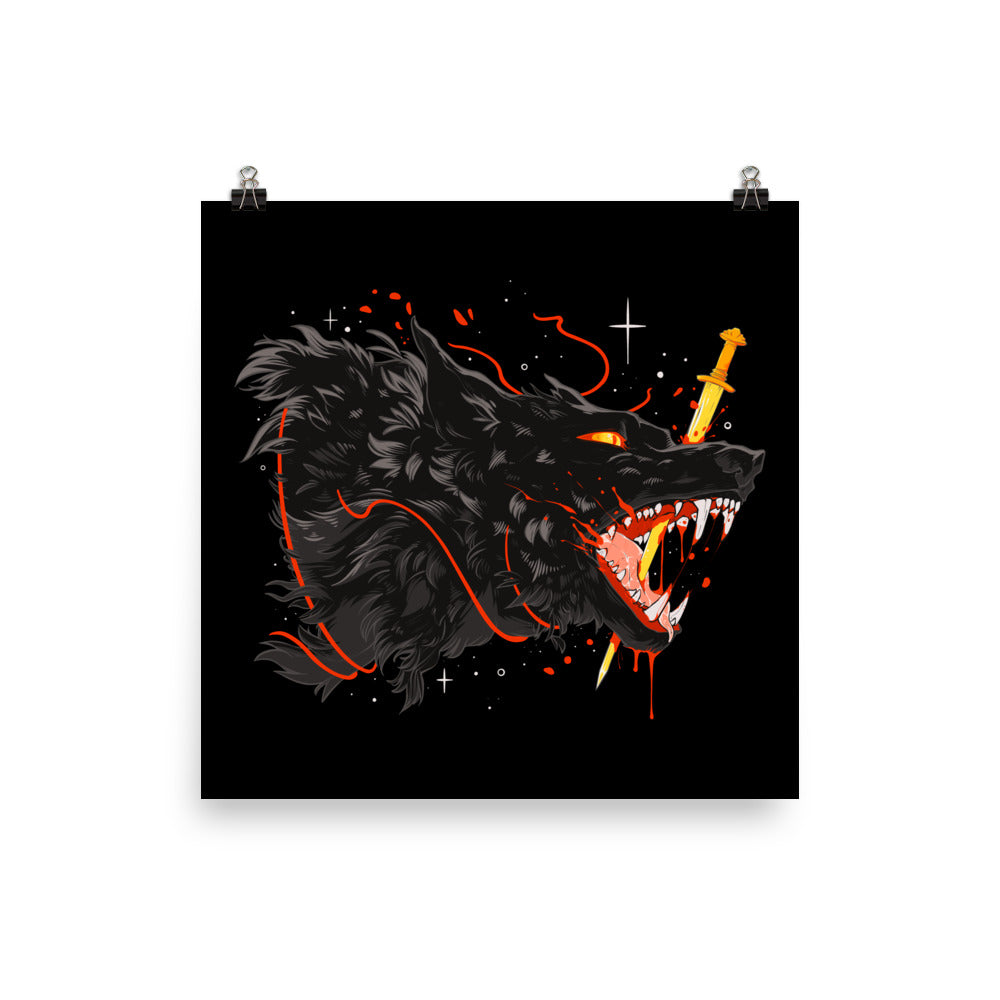 Fenrir, Matte Art Print Poster