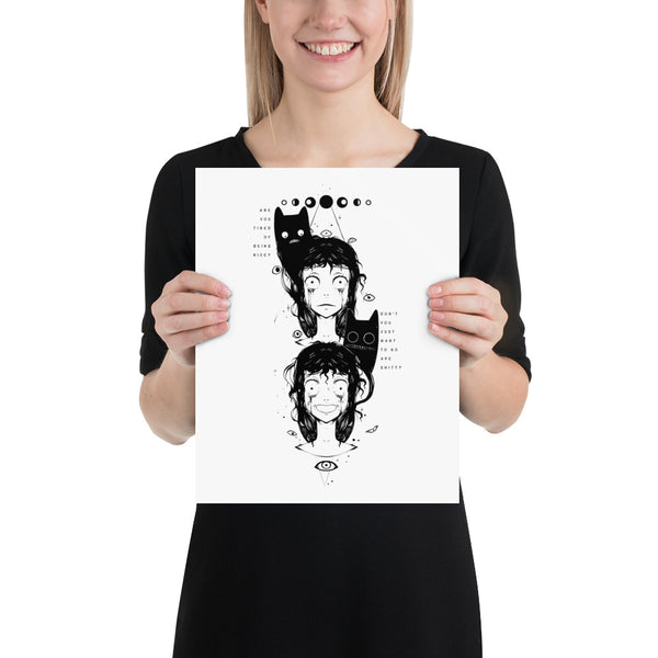 Meme Inspired Art Print, Anime Wall Art