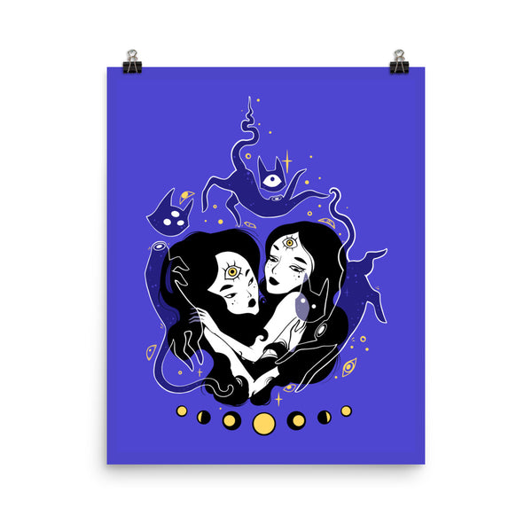 Two Witches, Matte Art Print Poster