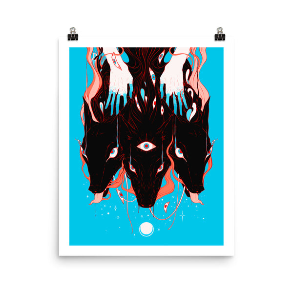 Cerberus Art Print, Alt Wall Art