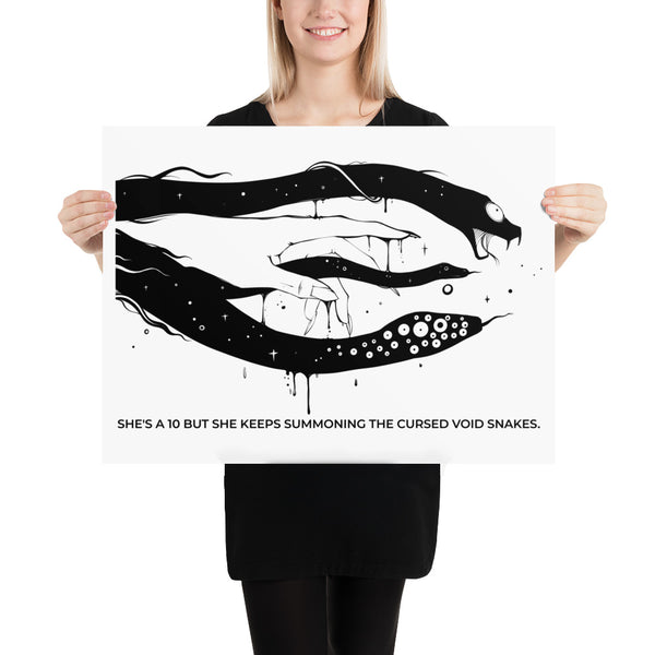 She's A 10 Meme, Matte Art Print Poster