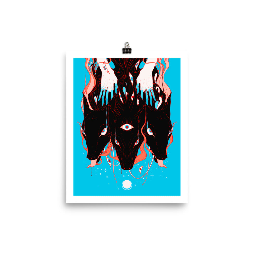 Cerberus Art Print, Alt Wall Art