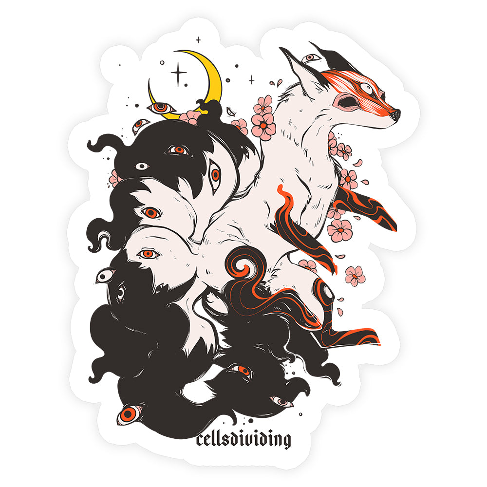 Kitsune Fox, Vinyl Sticker