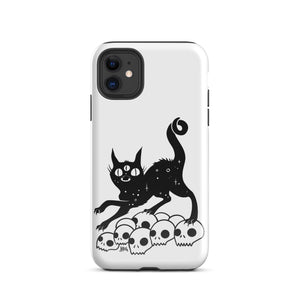 Cat On Skulls, Tough Case For iPhone®