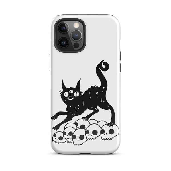 Cat On Skulls, Tough Case For iPhone®