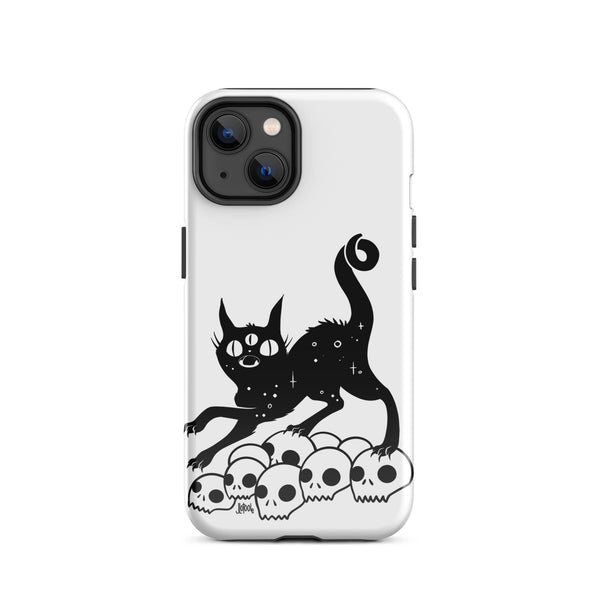 Cat On Skulls, Tough Case For iPhone®