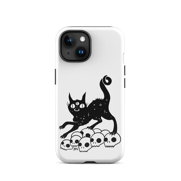 Cat On Skulls, Tough Case For iPhone®