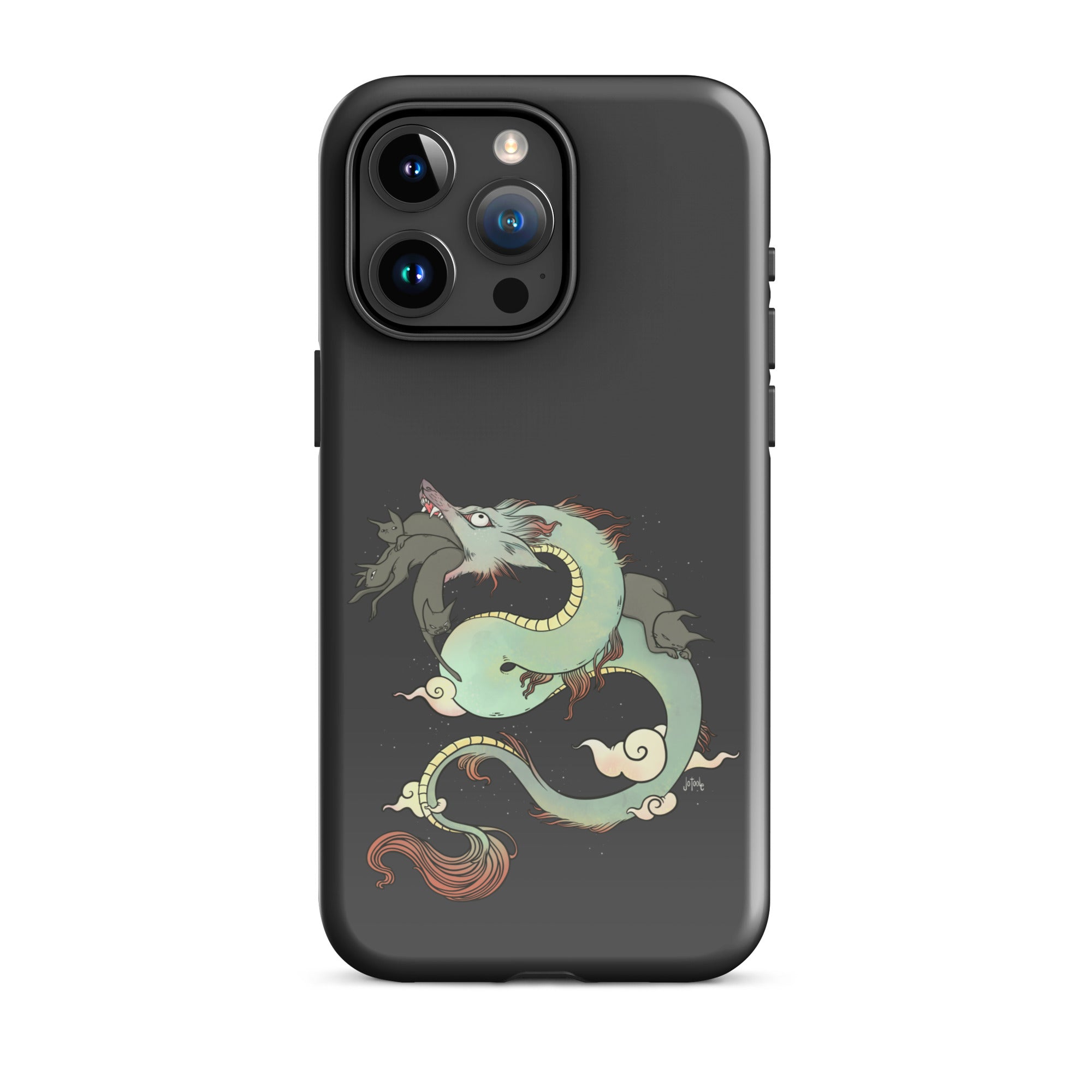 Dragon And Cats, Tough Case for iPhone Dragon And Cats, Tough Case for iPhone