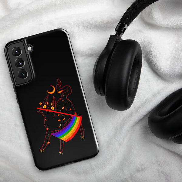 Pride Flag Cat, Tough case for Samsung®