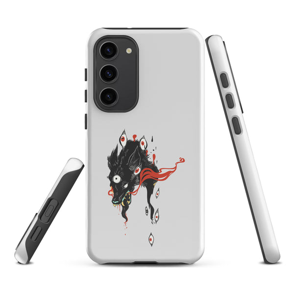 Wolf, Tough case for Samsung® with original wolf illustration and dual-layer design for durability.