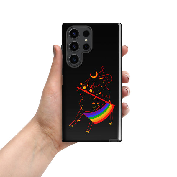 Pride Flag Cat, Tough case for Samsung®