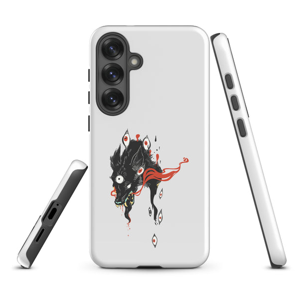 Wolf, Tough case for Samsung® featuring original illustration, glossy finish, and impact-resistant design for Samsung Galaxy S25 Plus.