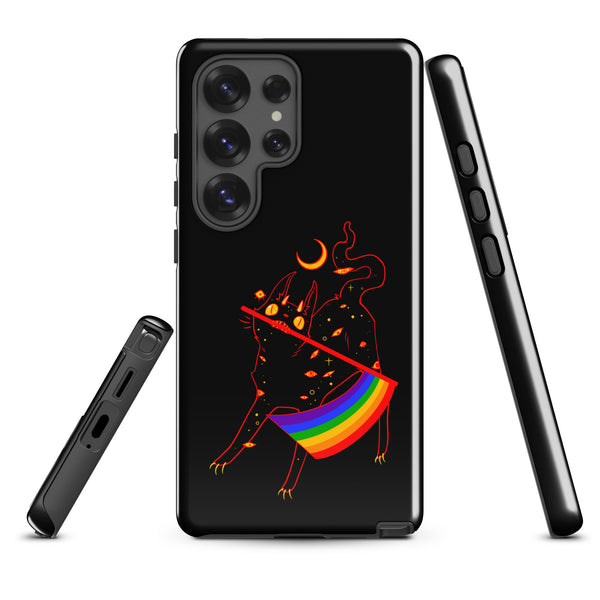 Pride Flag Cat, Tough case for Samsung®