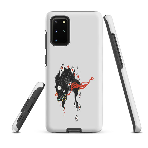 Wolf, Tough case for Samsung® featuring an original wolf illustration, designed for Samsung Galaxy S20 Plus.