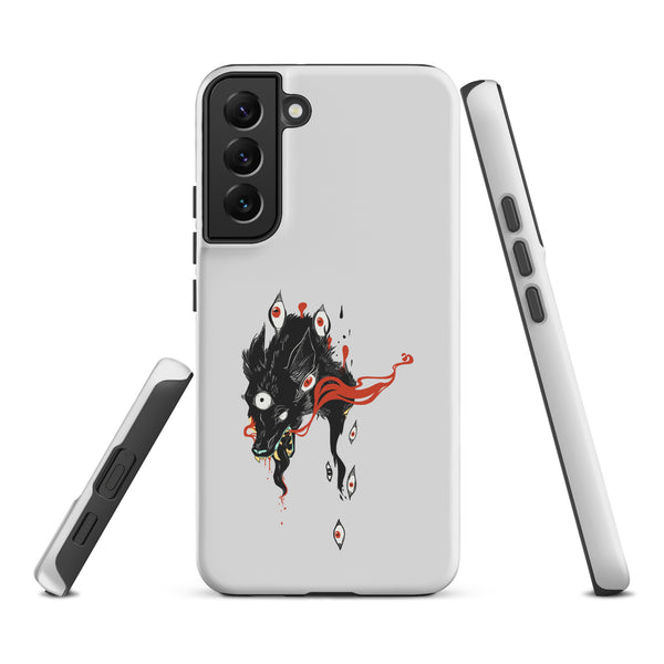 Wolf, Tough case for Samsung® with original wolf illustration, designed for Samsung Galaxy S22 Plus, matte finish.