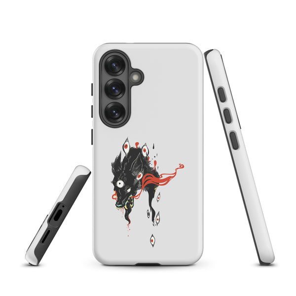 Wolf, Tough case for Samsung® featuring a wolf illustration, made with impact-resistant materials for Samsung Galaxy S25.