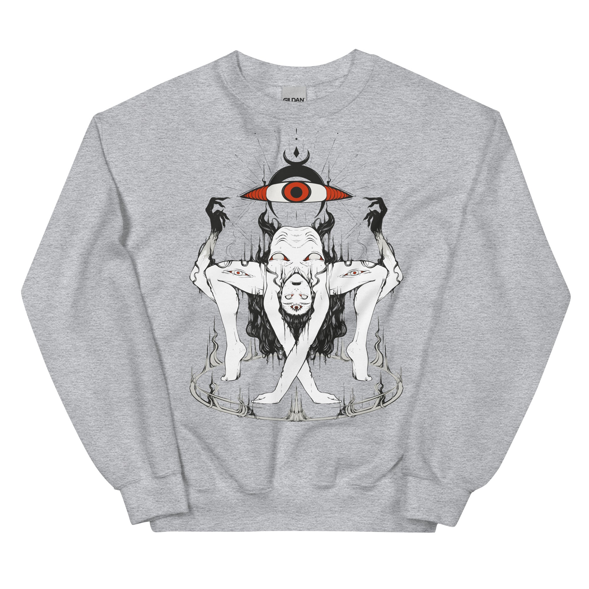 goth style sweatshirt with a monster girl