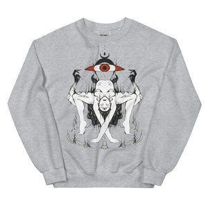 goth style sweatshirt with a monster girl