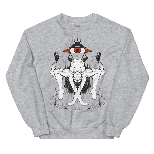 goth style sweatshirt with a monster girl