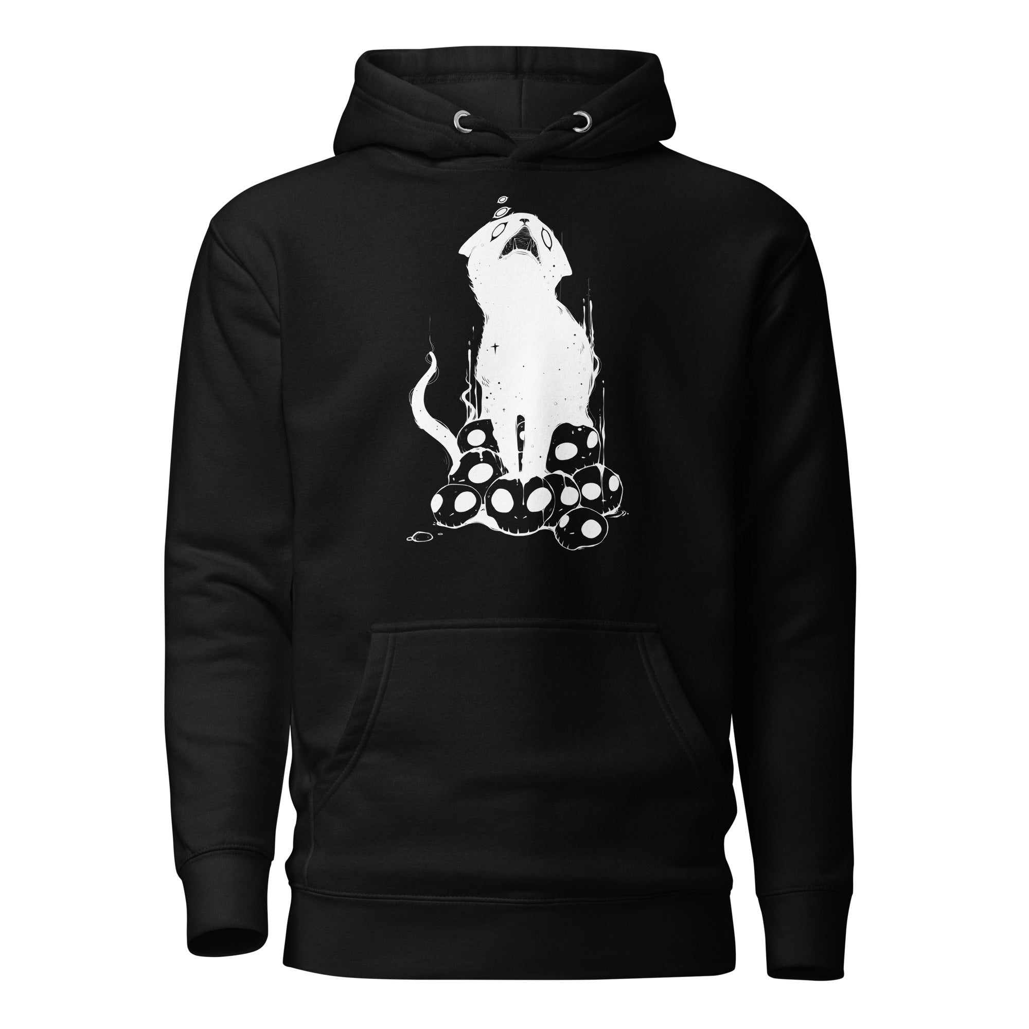 Cat And Skulls 2, Unisex Hoodie