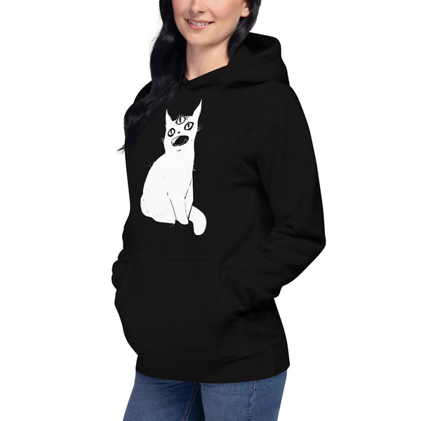 Third Eye Cat, Unisex Hoodie