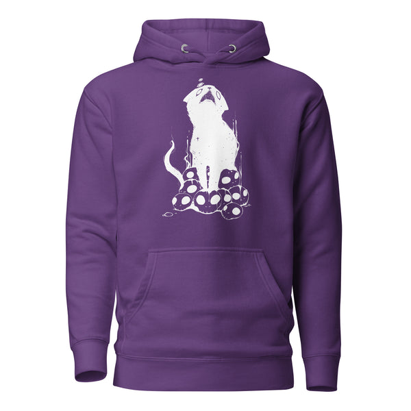 Cat And Skulls 2, Unisex Hoodie