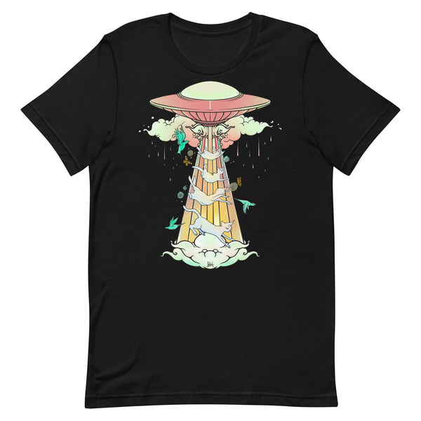 UFO & Cats, Unisex T-Shirt