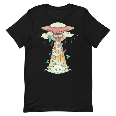 UFO & Cats, Unisex T-Shirt
