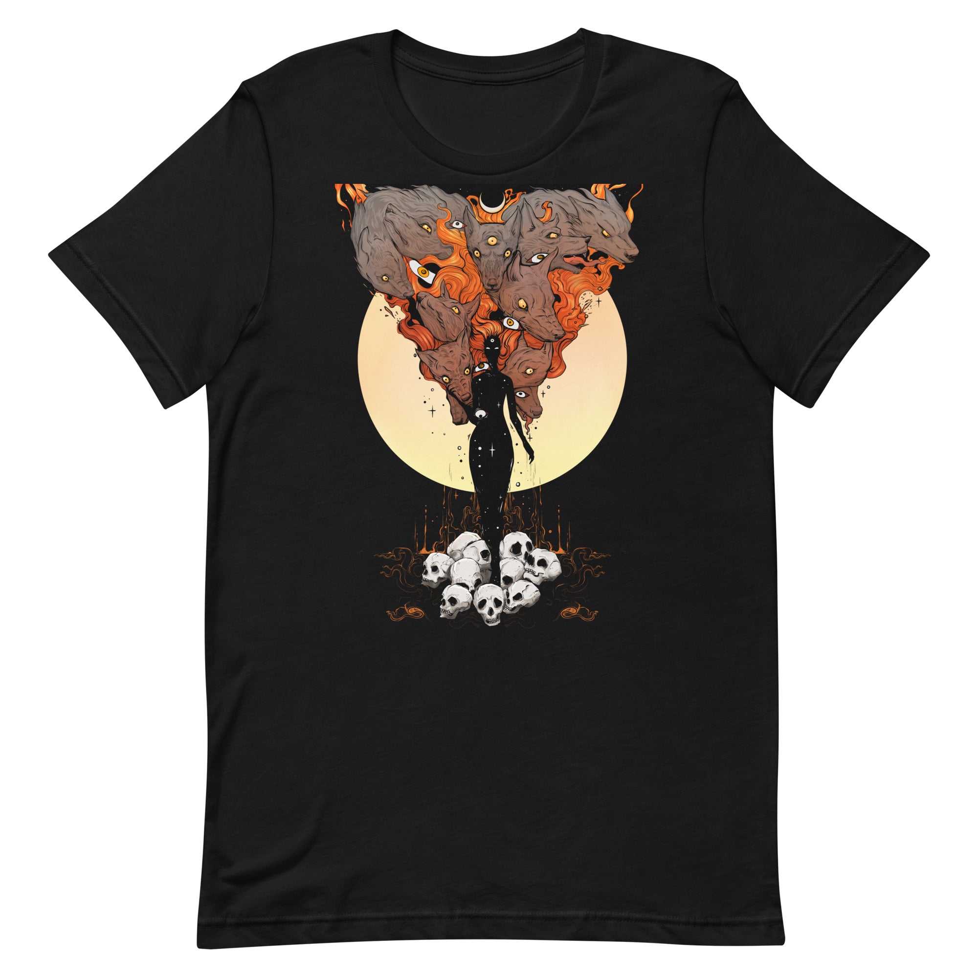 Mother Earth And Wolves T-Shirt, Naturecore Clothing