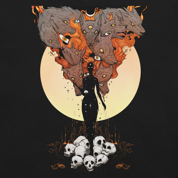 Mother Earth And Wolves T-Shirt, Naturecore Clothing