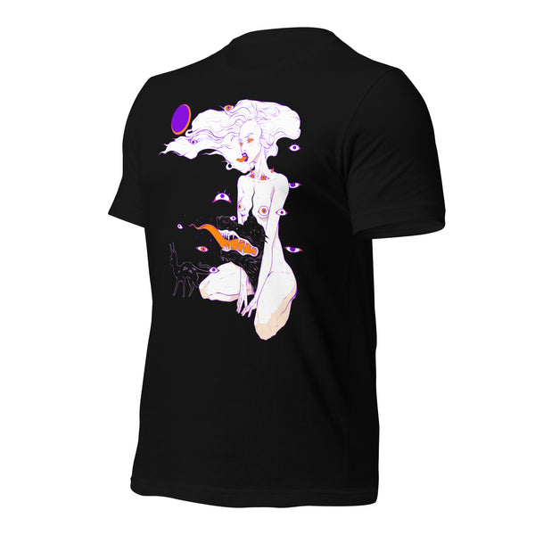 Witch Monster And Cat, Unisex T-Shirt