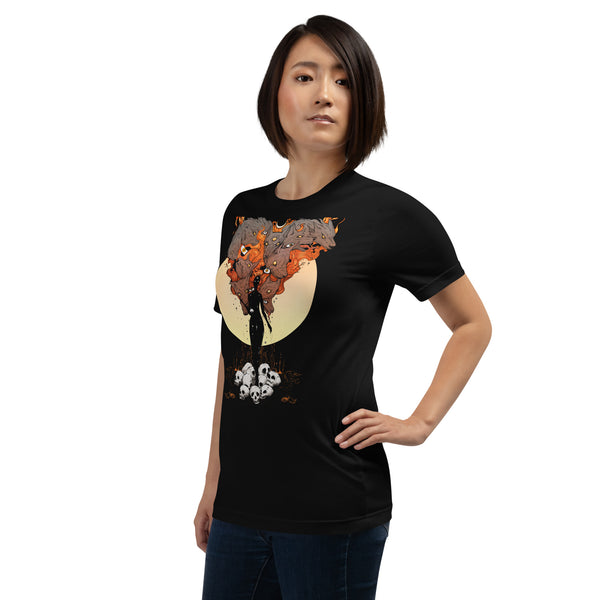 Mother Earth And Wolves T-Shirt, Naturecore Clothing