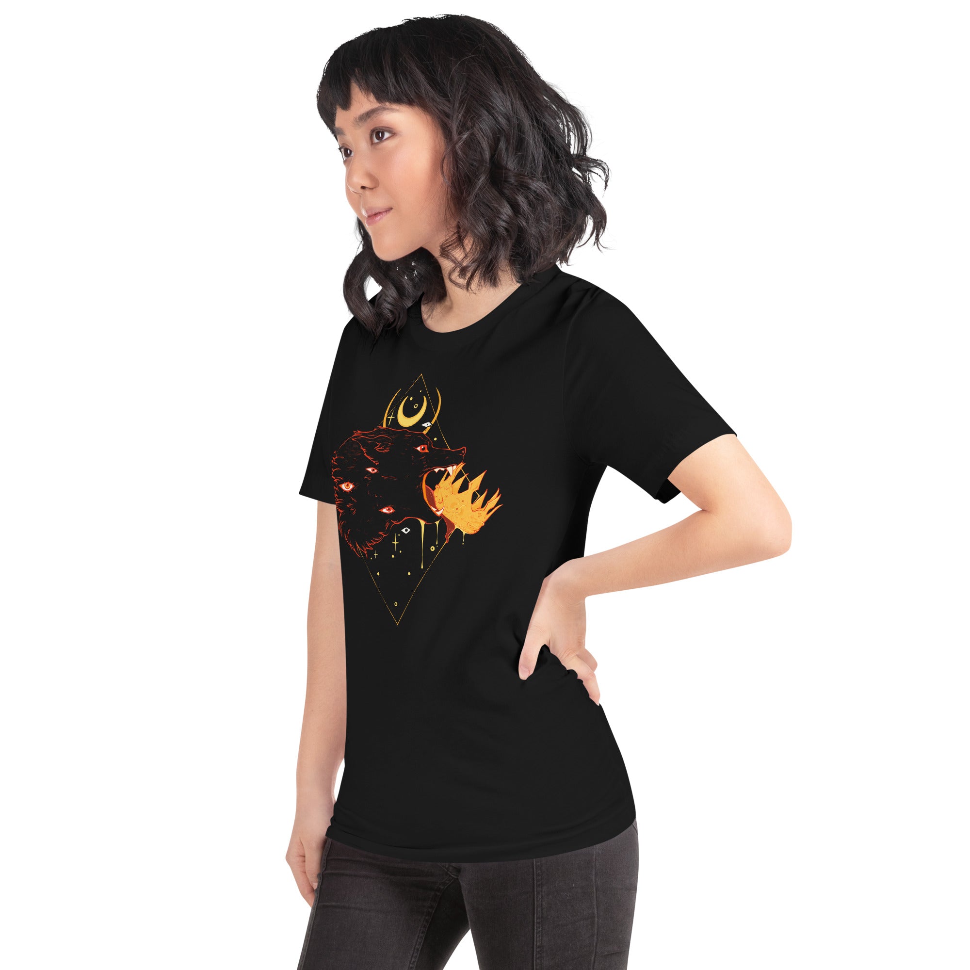 No Kings Wolf, No Text, Unisex T-Shirt