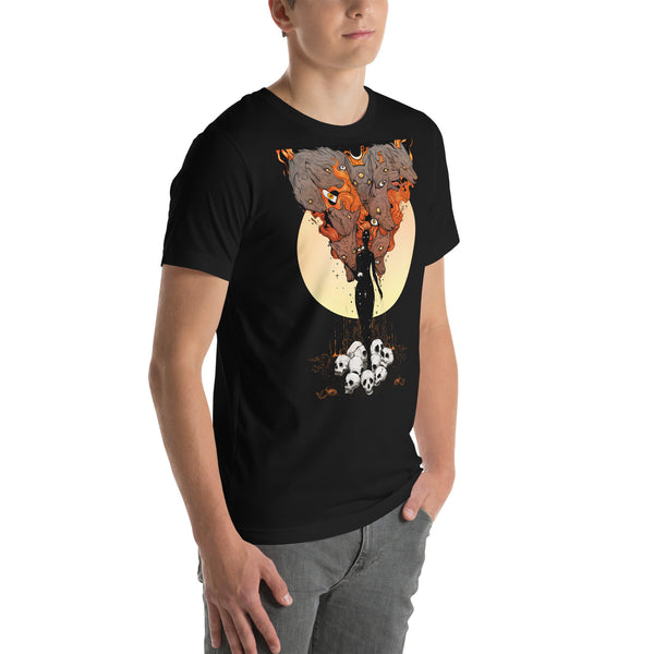Mother Earth And Wolves T-Shirt, Naturecore Clothing