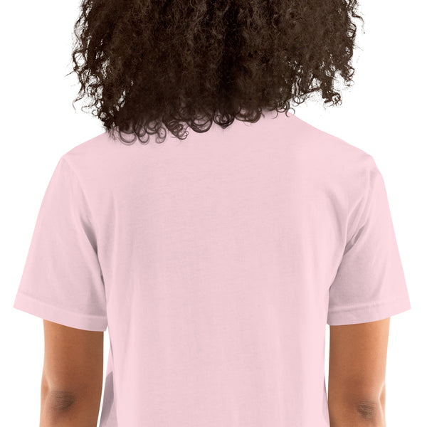 Live Laugh Lop, Unisex T-Shirt featuring a lightweight and comfortable design, shown from the back.