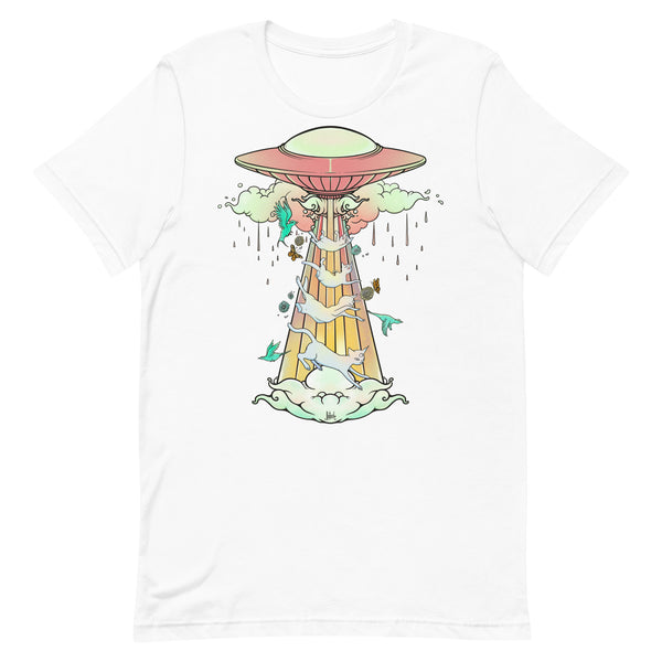 UFO & Cats, Unisex T-Shirt