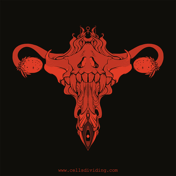 Death Metal Uterus, Racerback Tank Top